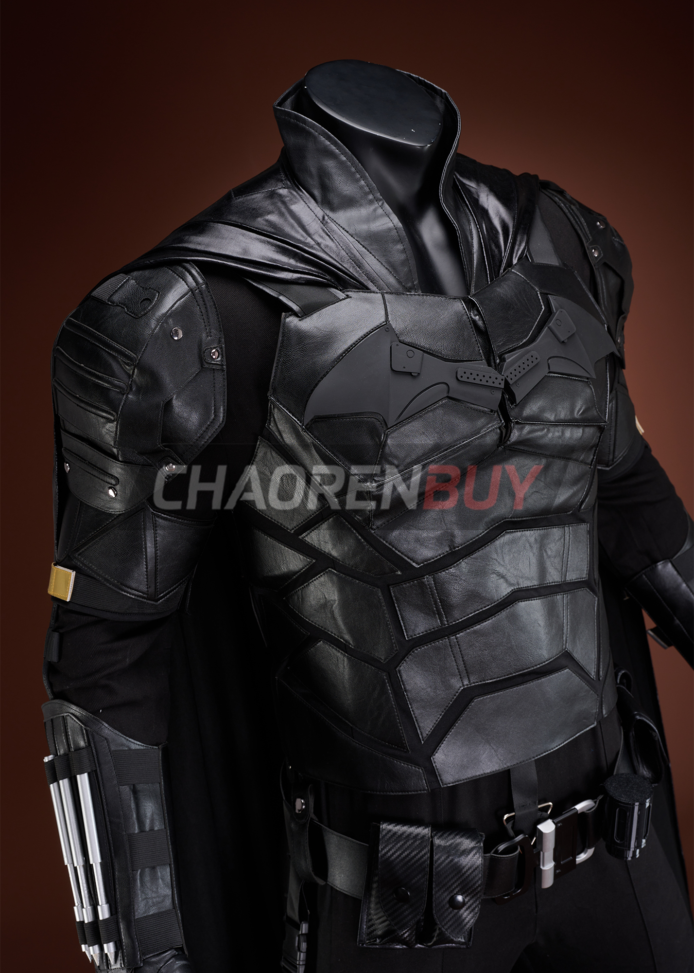 Superhero Bat Style Man Costume Bruce Wayne Suit Cosplay