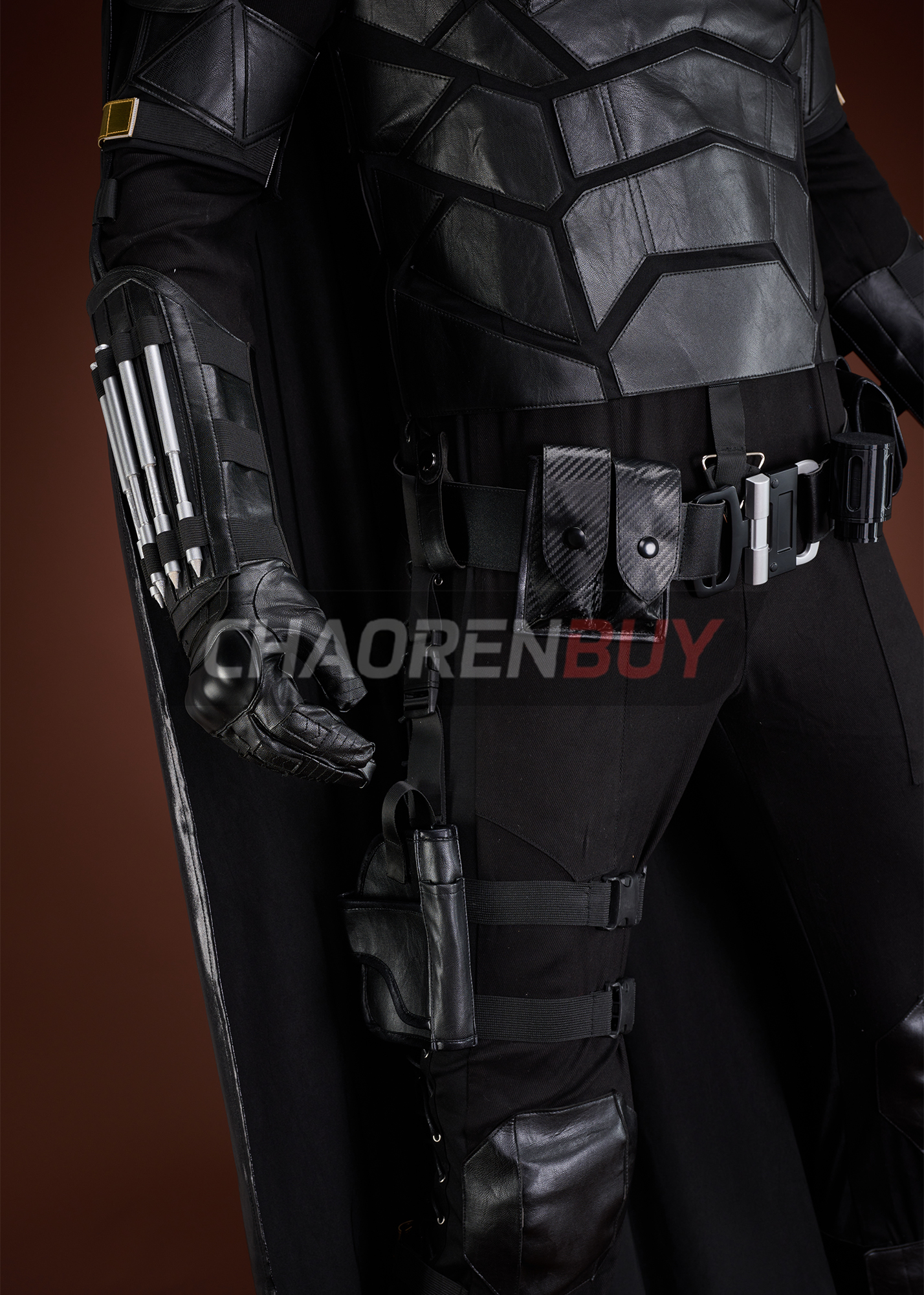 Superhero Bat Style Man Costume Bruce Wayne Suit Cosplay-Chaorenbuy, image size:1428x2000