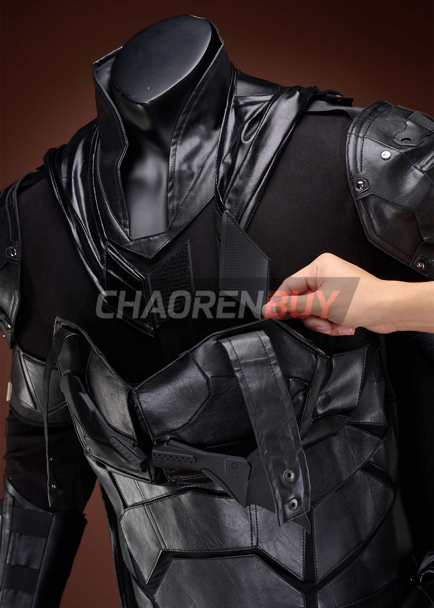 Superhero Bat Style Man Costume Bruce Wayne Suit Cosplay