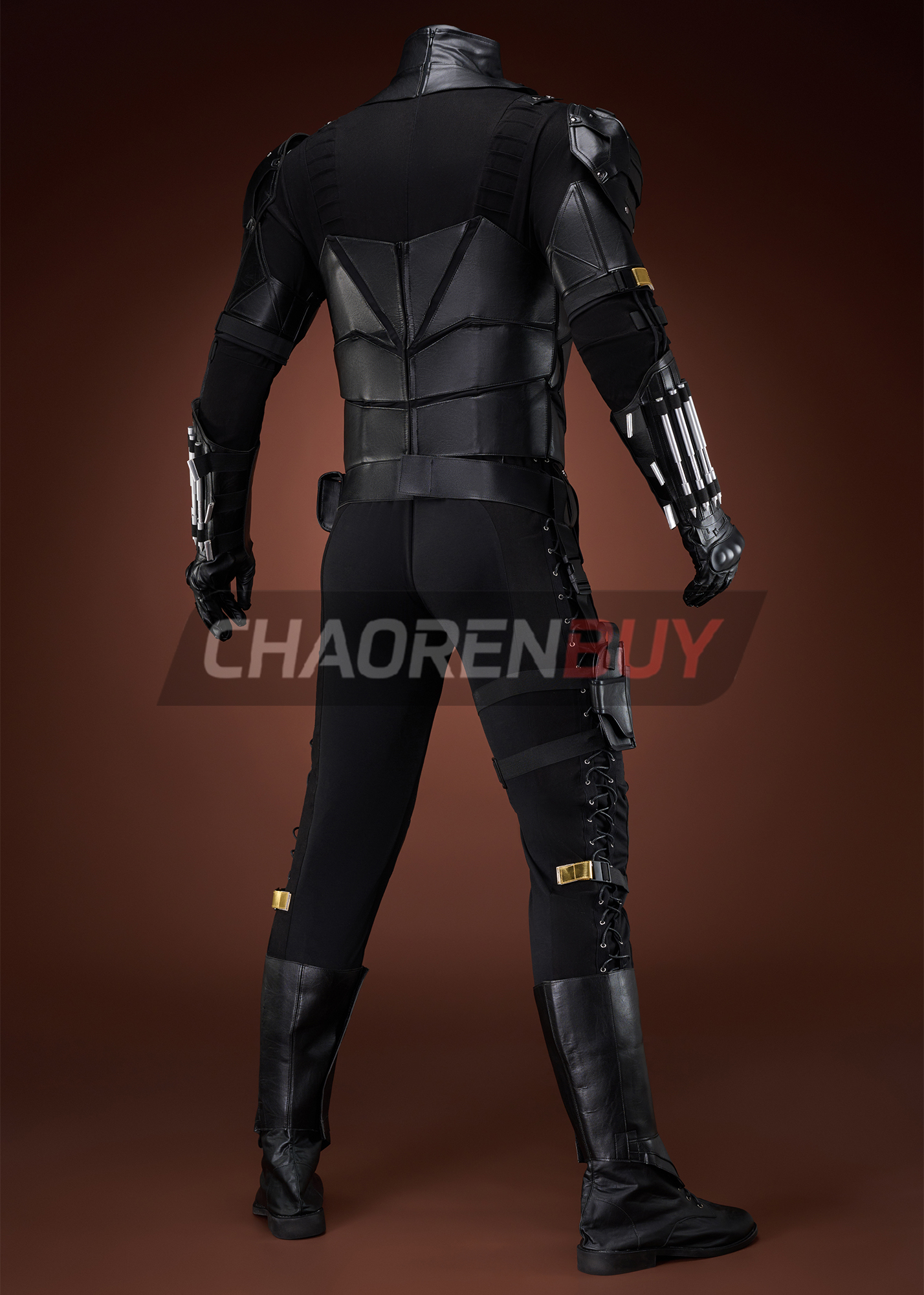 Superhero Bat Style Man Costume Bruce Wayne Suit Cosplay