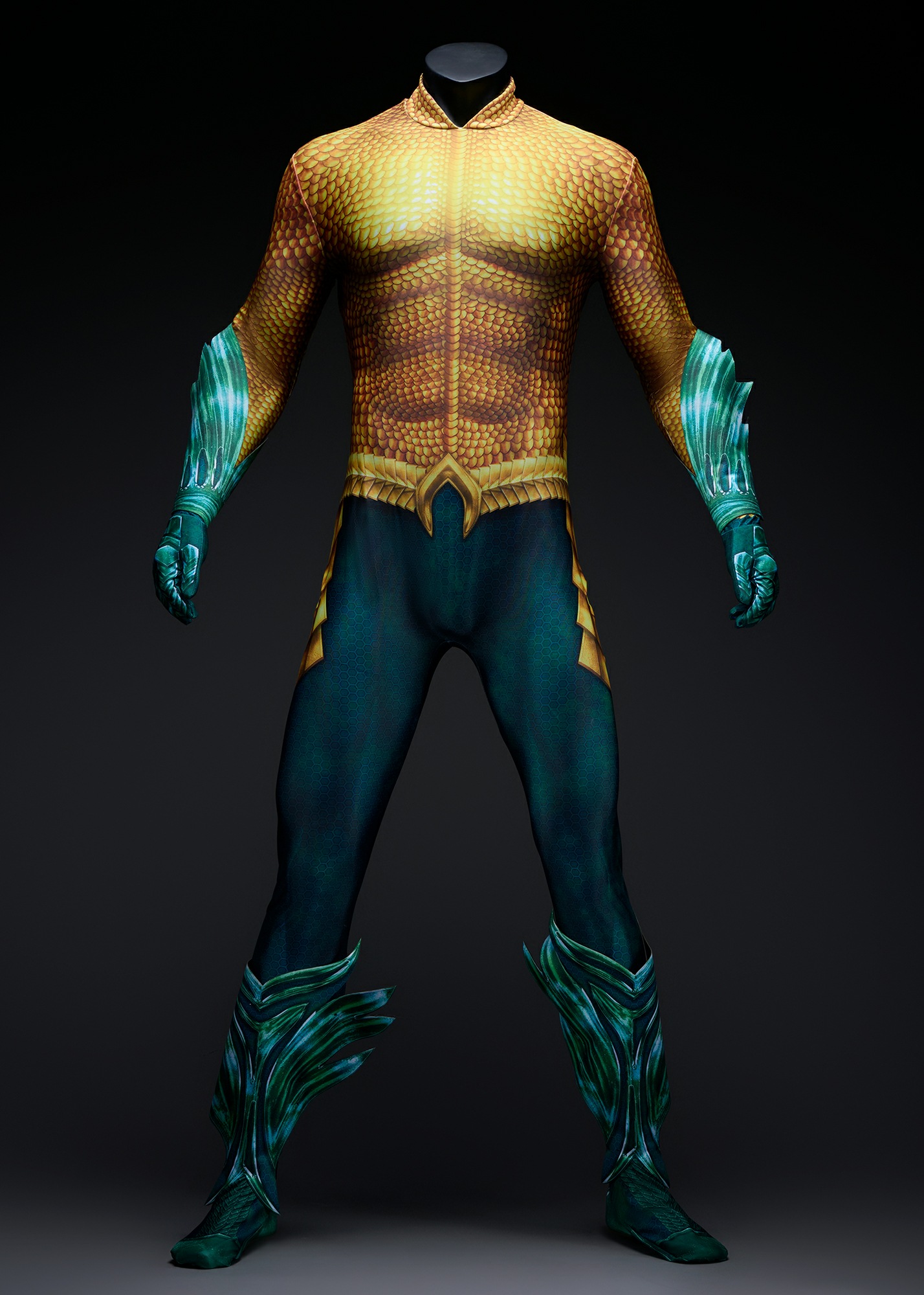 Aquaman Bodysuit Arthur Curry Costume Cosplay Suit Ver.2