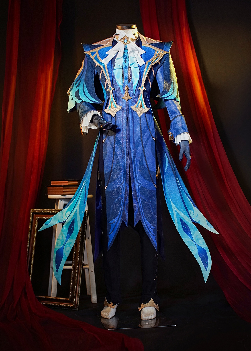 Genshin Impact Neuvillette Costume Cosplay Suit