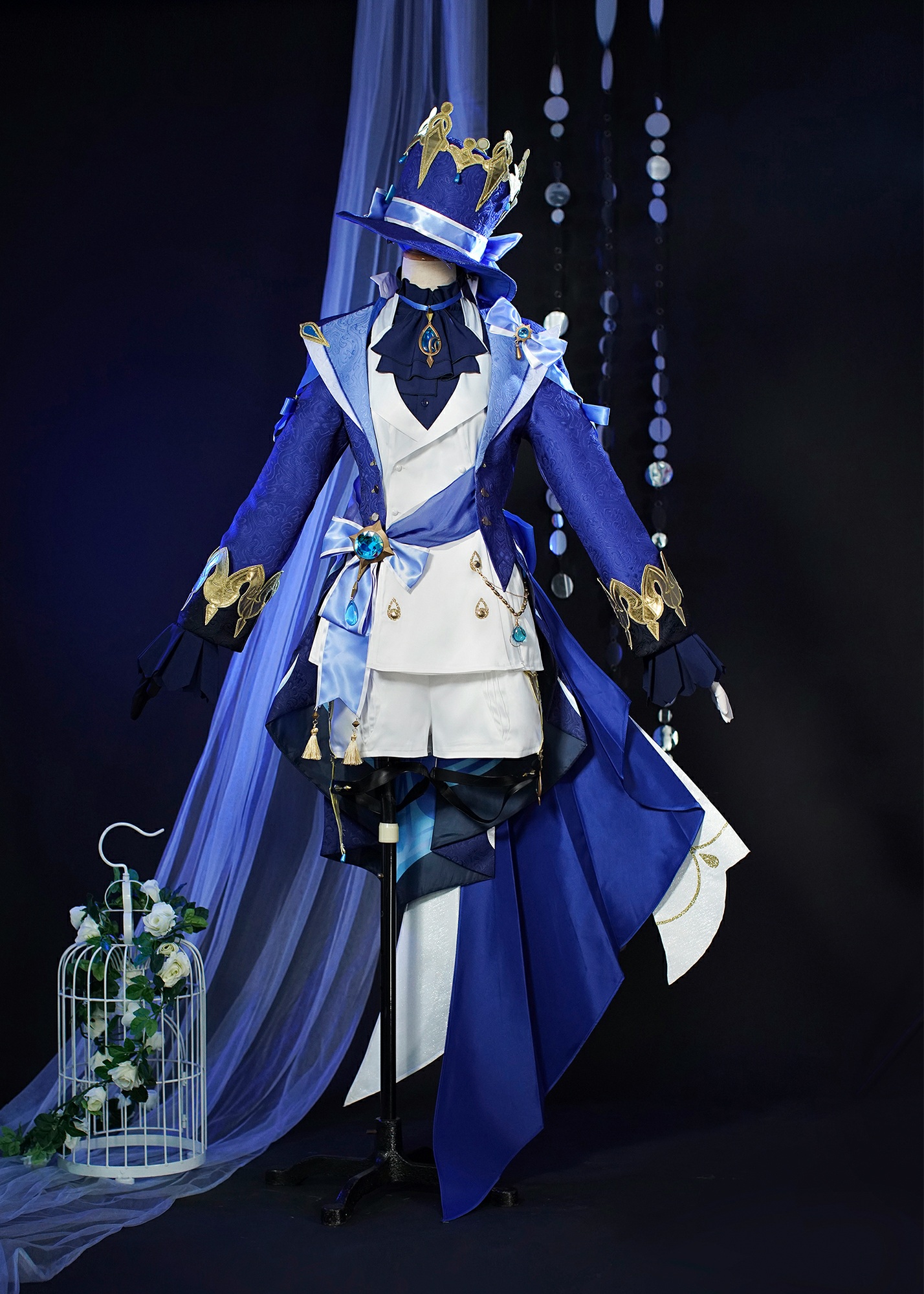 Genshin Impact Focalors Costume Furina Cosplay Suit Ver.2
