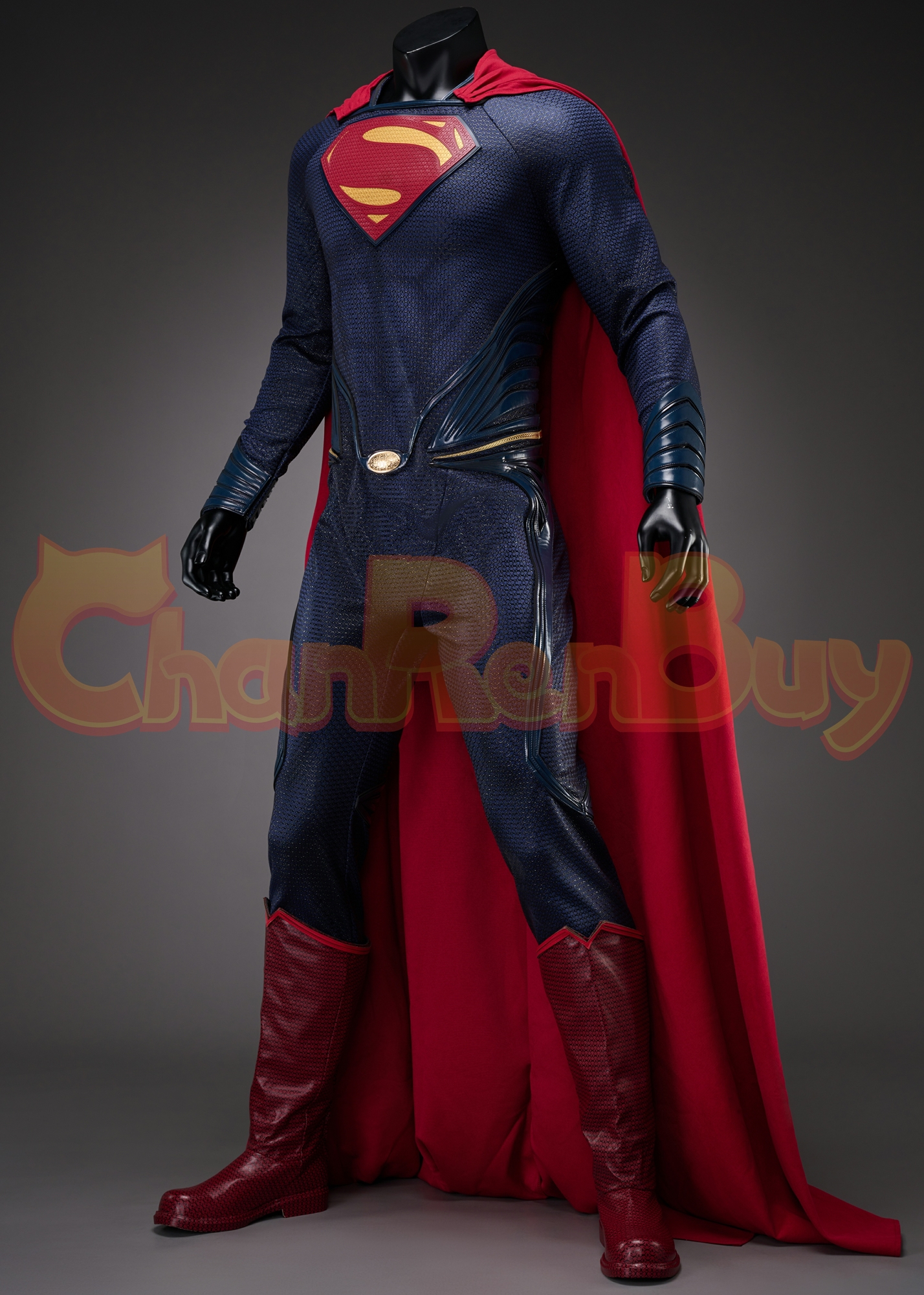 Superhero Man Costume Clark Kent Cosplay Suit Upgrade Ver