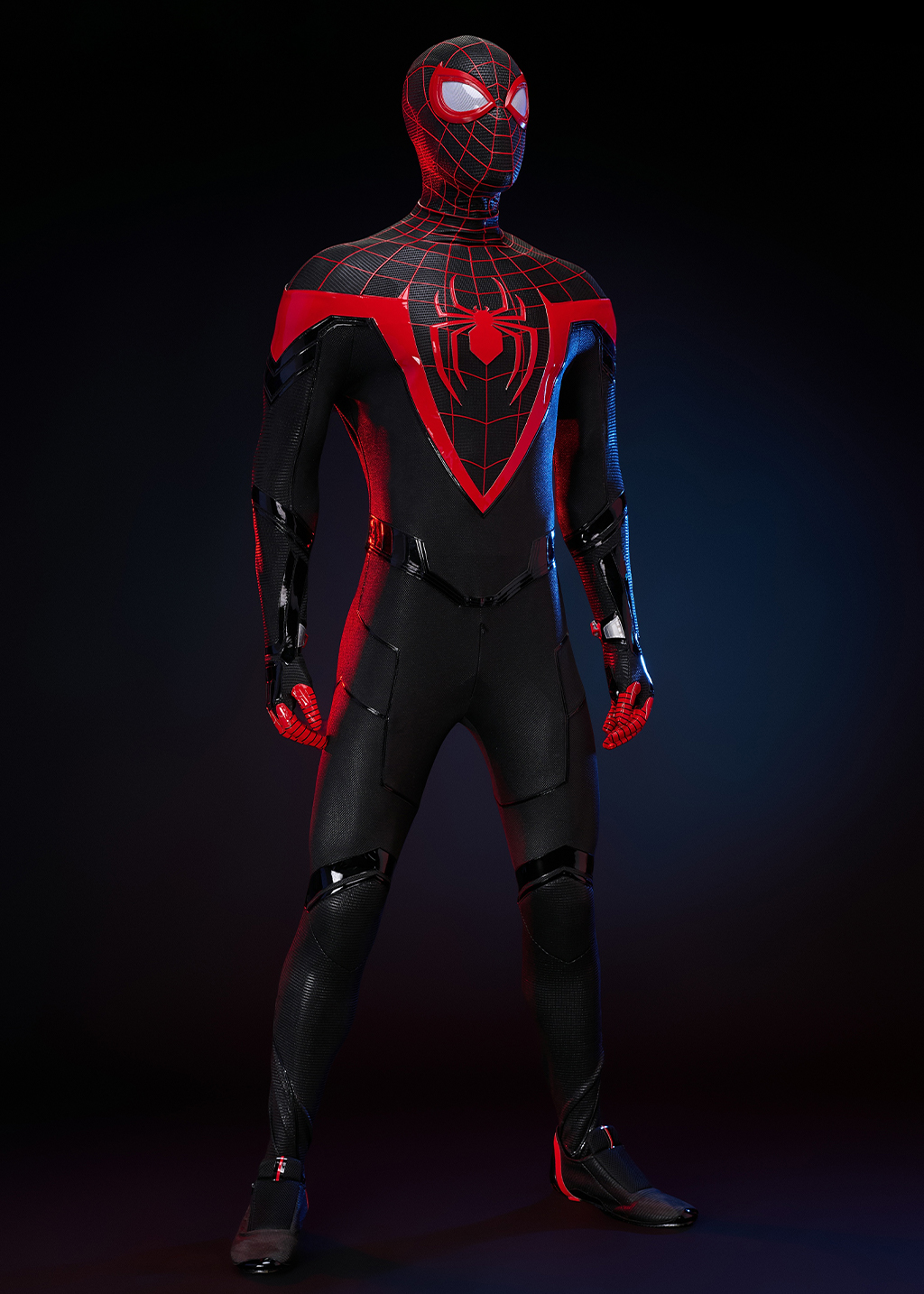 Marvel's Spider Style Superhero Man 2 Costume Miles Morales Suit Cosplay