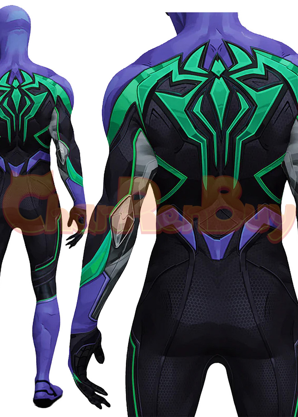 Spider-Man Costume Marvel Rivals Bodysuit Cosplay Blue Ver for Adult Kids