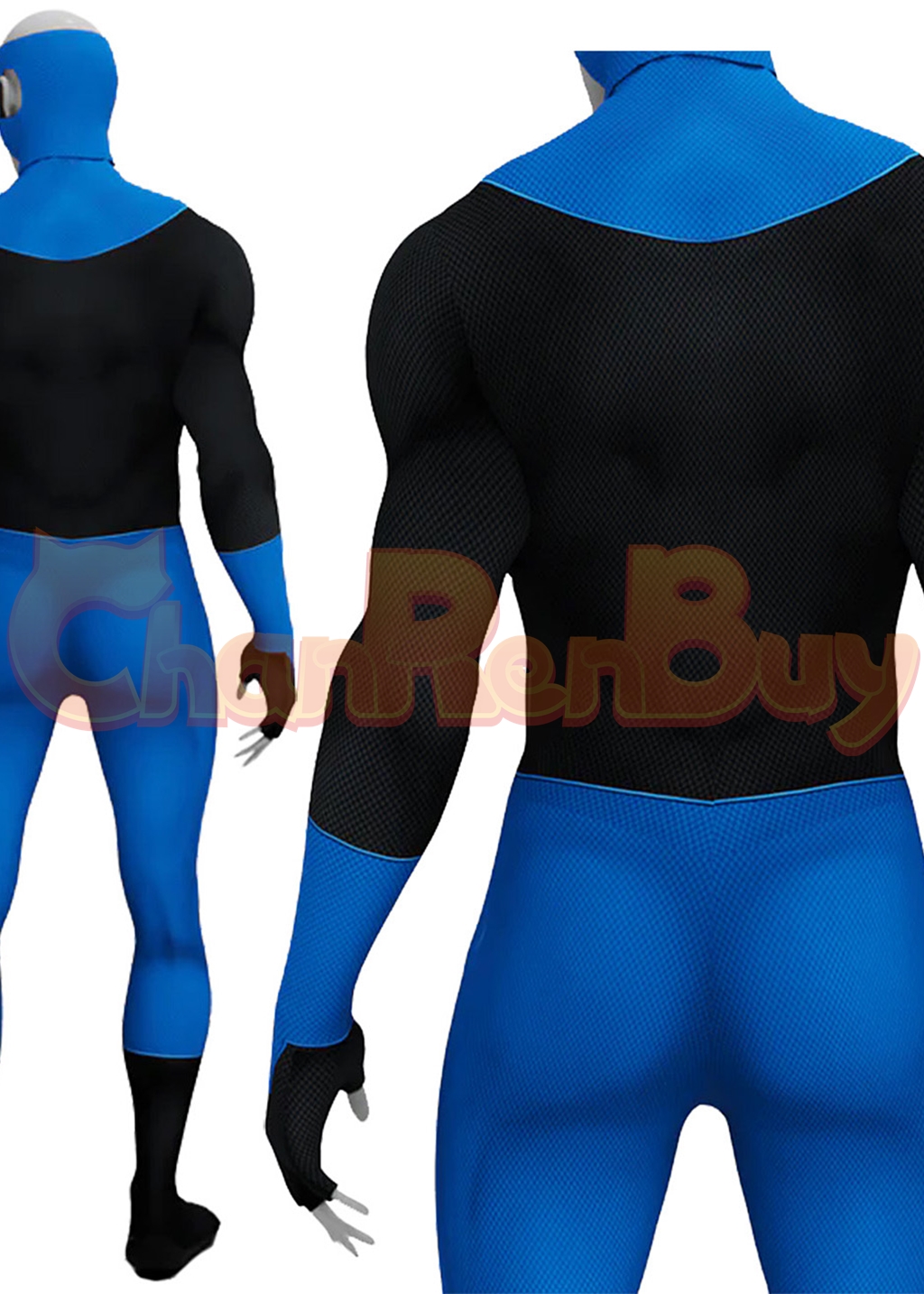 Mark Grayson Costume Invincible Bodysuit Cosplay Blue Ver for Adult Kids