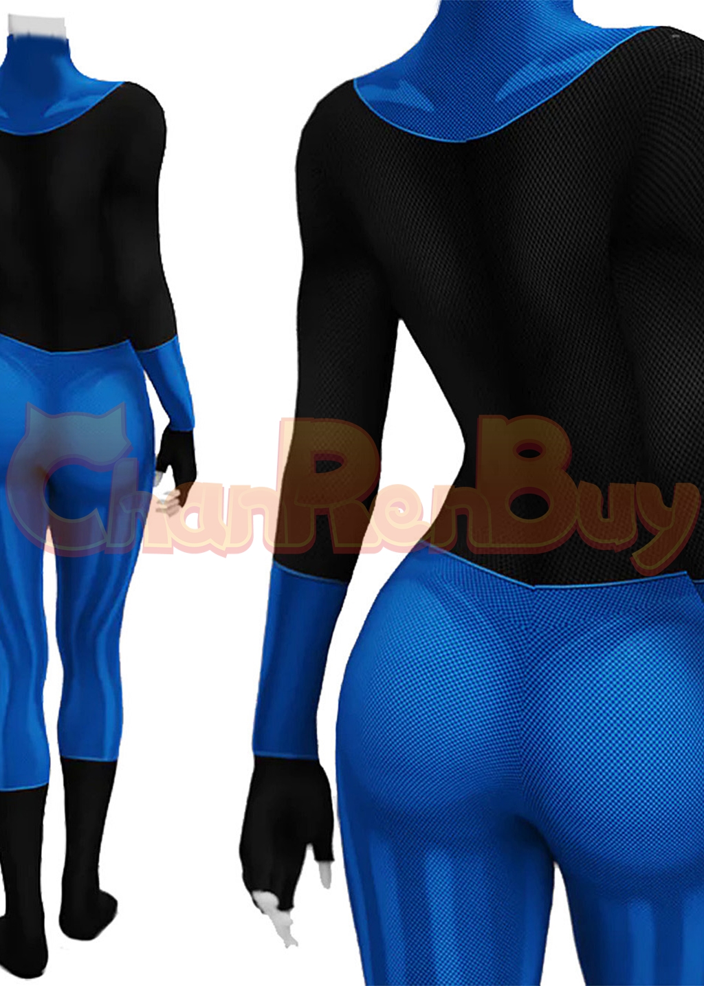 Mark Grayson Costume Invincible Bodysuit Cosplay Female Blue Ver for Adult Kids
