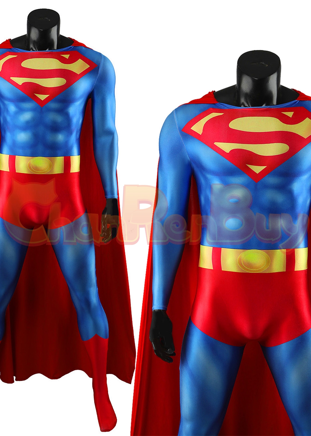 Superhero Man Costume Bodysuit Cosplay Ver.3 for Adult Kids