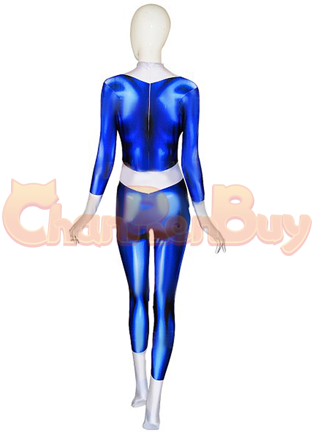 Invisible Woman Costume The Fantastic Four Bodysuit Cosplay Ver.1 for Adult Kids