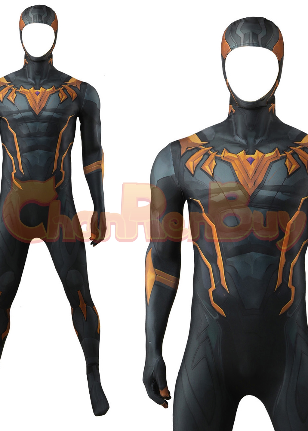 Black Panther Costume Marvel Rivals Bodysuit Cosplay for Adult Kids