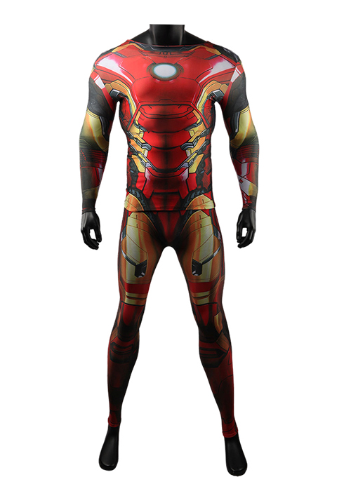 Iron Man Costume Cosplay Bodysuit for Adult Kid Ver.3