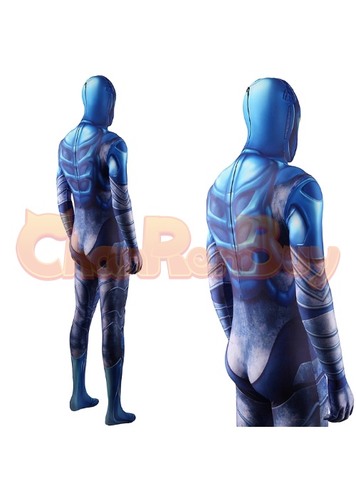 Blue Beetle Jaime Reyes Costume Cosplay Bodysuit for Adult Kid