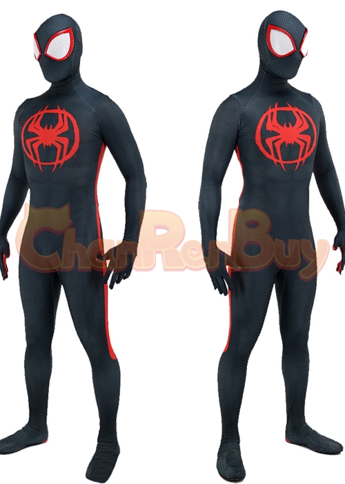 Spider-Man: Across the Spider-Verse Miles Morales Costume Cosplay Bodysuit for Adult Kid