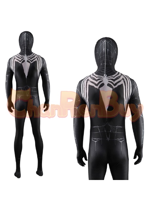 Spider-Man 3 Venom Super-Man Costume Cosplay Spider-Man Bodysuit for Adult Kid