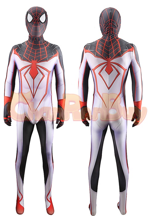 Spider Man Cosplay Miles Morales Bodysuit Ver. 5 for Adult Kid