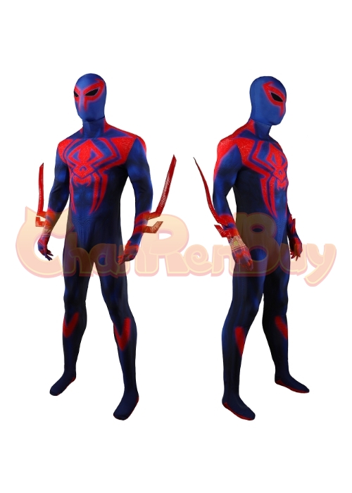 Spider-Man 2099 Costume Cosplay Bodysuit for Adult Kid Ver. 4