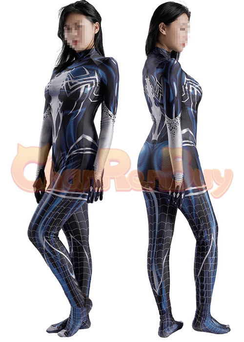 Spider-Man Venom Costume Cosplay Venom Symbioted Bodysuit for Adult Kid