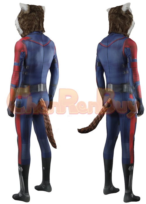 Guardians of the Galaxy Vol. 3 Rocky Costume Cosplay Bodysuit for Adult Kid