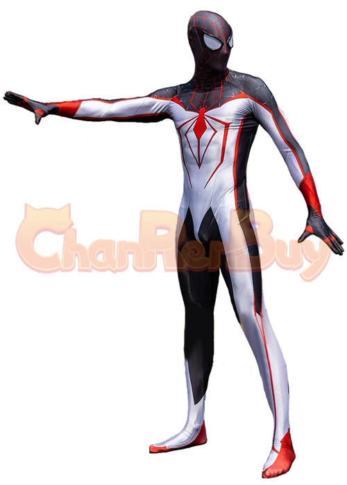 Spider Man Cosplay Miles Morales Bodysuit Ver. 5 for Adult Kid