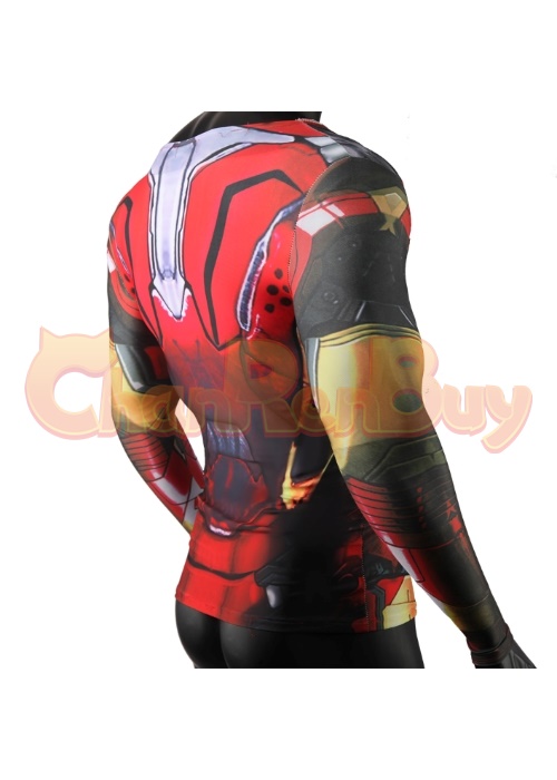 Iron Man Costume Cosplay Bodysuit for Adult Kid Ver.3