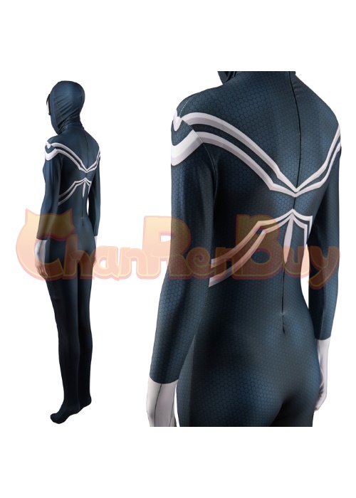 Spider-Man Ultimate Symbiote Costume Cosplay Mayday Symbiote Bodysuit for Adult Kid