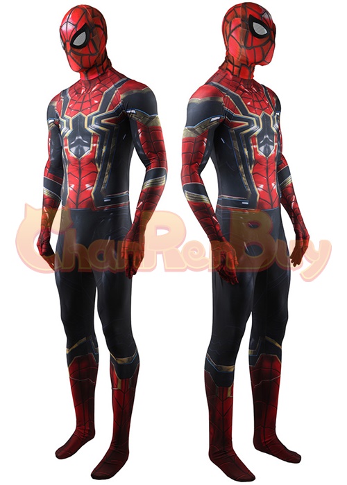Avengers: Infinity War Spider-Man Costume Cosplay Bodysuit for Adult Kid