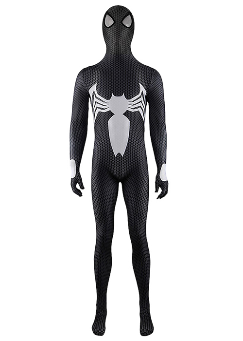 Symbiote Spiderman Costume Cosplay Venom: Let There Be Carnage Bodysuit for Adult Kid
