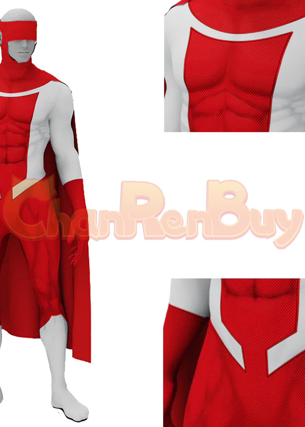 Omni Mark Costume Invincible Bodysuit Cosplay for Adult Kids