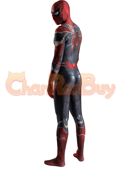 New Avengers Infinity War Costume Cosplay Iron Spider Bodysuit Ver.3 for Adult Kid