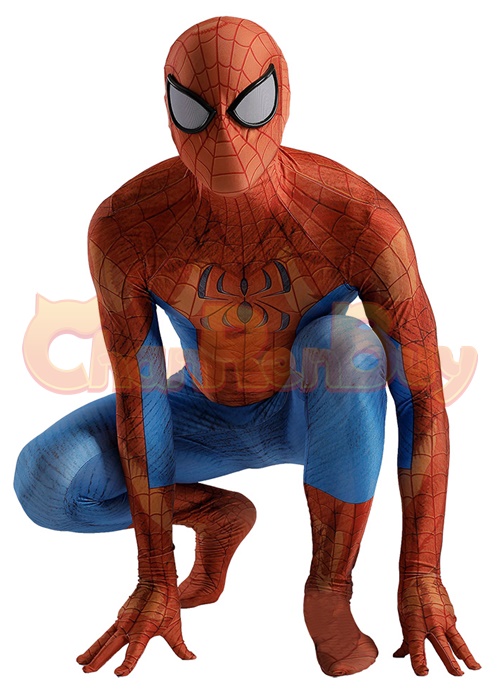 Ultimate Spider-Man Costume Cosplay Miles Morales Bodysuit for Adult Kid