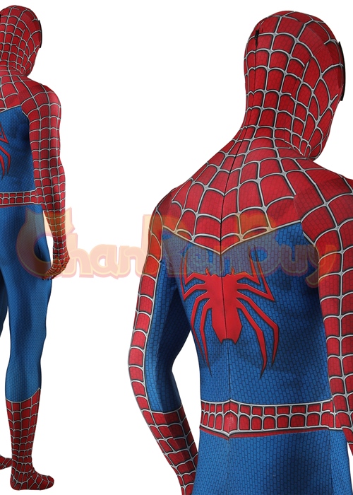 Spider-Man 2 Tobey Maguire Peter Parker Costume Cosplay Bodysuit for Adult Kid