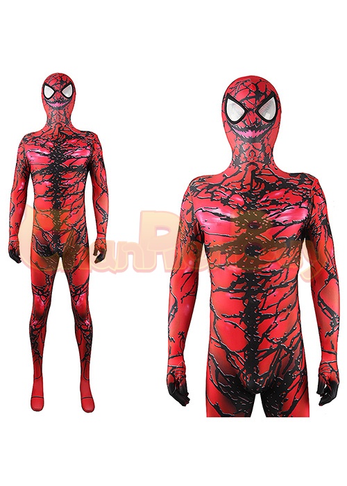 The Amazing Spider-Man Carnage Costume Cosplay Bodysuit for Adult Kid