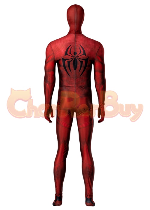 Spider-Man Across The Spider-Verse Scarlet Spider Bodysuit Costume Cosplay Suit