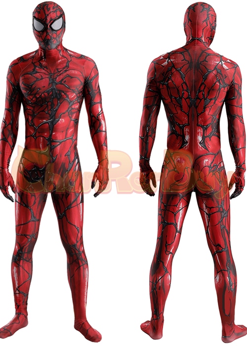 Venom 2: Let There Be Carnage Cosplay Carnage Bodysuit for Adult Kid