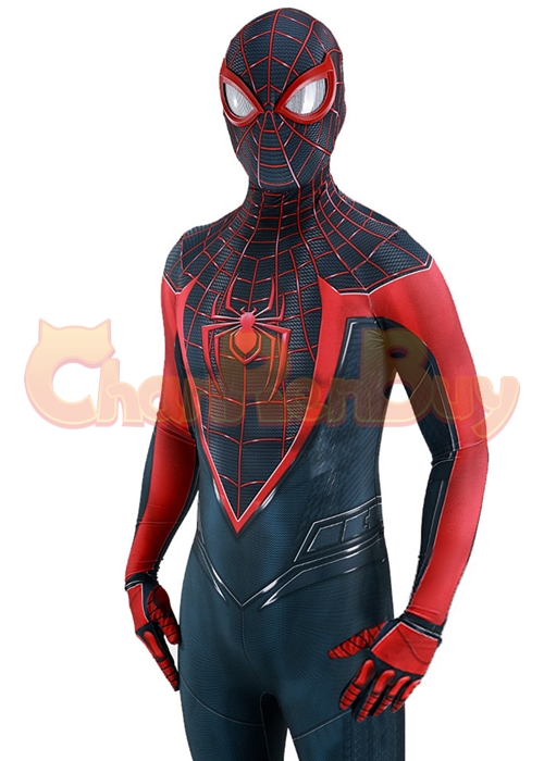 Spider-Man Cosplay Miles Morales Bodysuit Ver.6 for Adult Kid