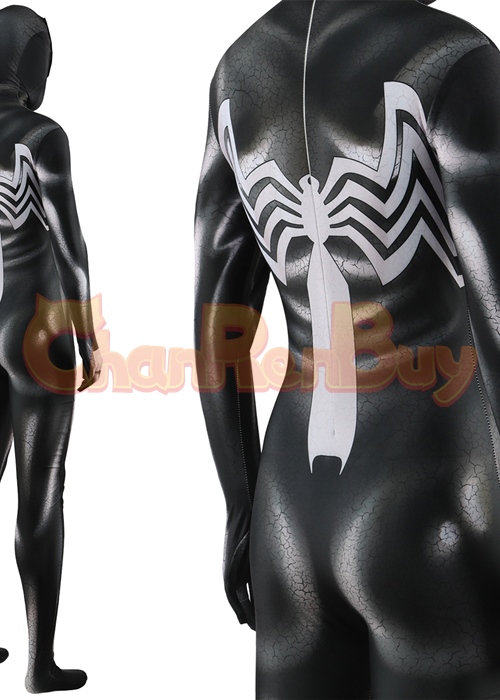 Marvel's Spider-man 2 Spider-man Venom Costume Cosplay Bodysuit for Adult Kid Ver. 2