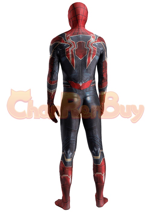 New Avengers Infinity War Costume Cosplay Iron Spider Bodysuit Ver.3 ...