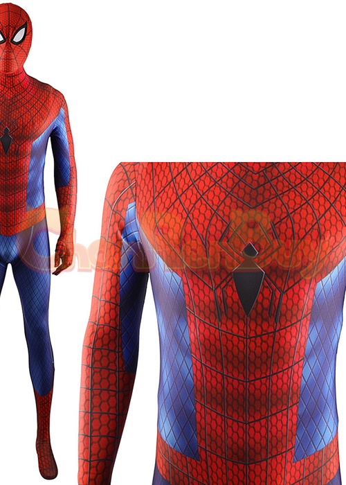 The Amazing Spider-Man 2 Spider-Man Costume Cosplay Bodysuit for Adult Kid Ver.3
