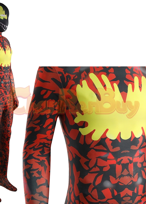 Ultimate Spider-Man Carnage Costume Cosplay Bodysuit for Adult Kid