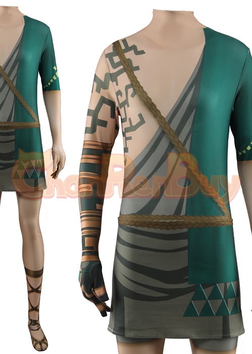 The Legend of Zelda: Tears of the Kingdom Link Costume Cosplay Bodysuit for Adult Kid