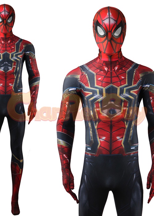 Avengers: Infinity War Spider-Man Costume Cosplay Bodysuit for Adult Kid