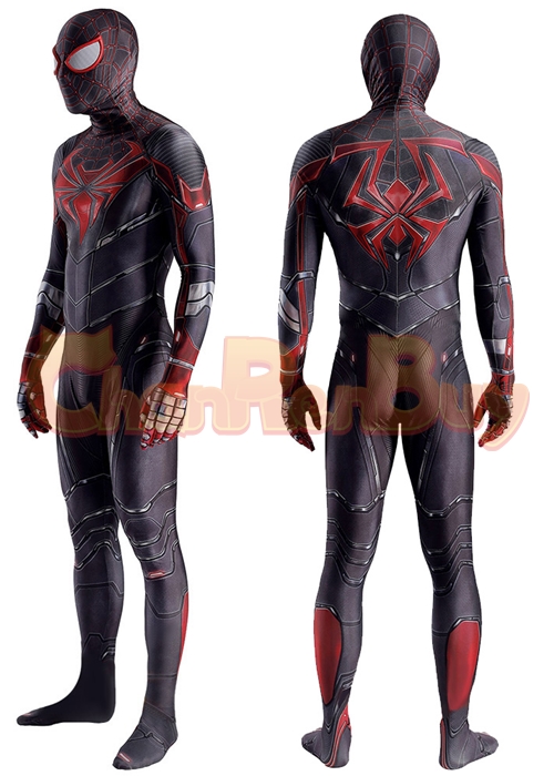 Spider- Man Costume Cosplay Miles Morales Bodysuit for Adult Kid