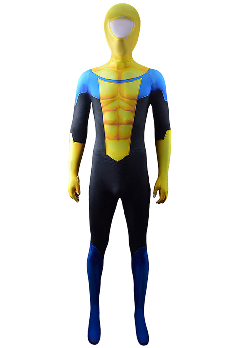 Invincible Costume Cosplay Mark Grayson Bodysuit for Adult Kid