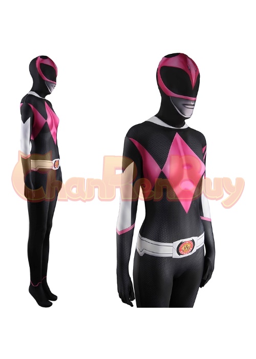 Mighty Morphin Ranger Slayer Costume Cosplay Bodysuit for Adult Kid