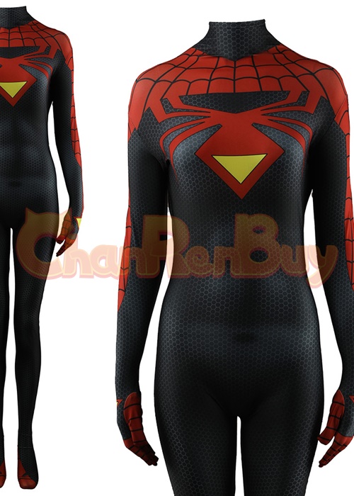 Spider-Man: Across the Spider-Verse Spider-Woman Costume Cosplay Bodysuit for Adult Kid