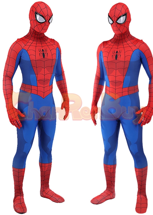 Classic 1994 Spider-Man Cosplay Peter Parker Bodysuit for Adult Kid