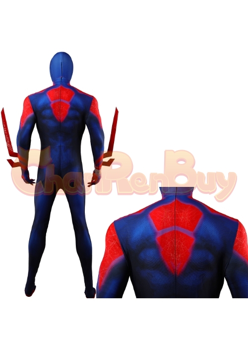 Spider-Man 2099 Costume Cosplay Bodysuit for Adult Kid Ver. 4