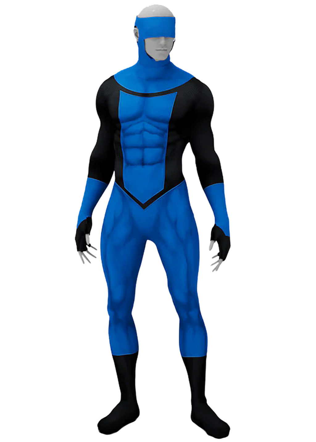 Mark Grayson Costume Invincible Bodysuit Cosplay Blue Ver for Adult Kids