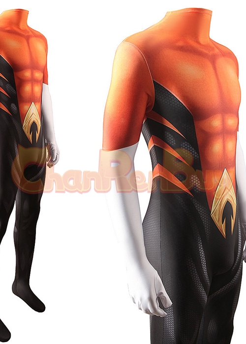 Teen Titans Costume Cosplay Aqualad Bodysuit for Adult Kid